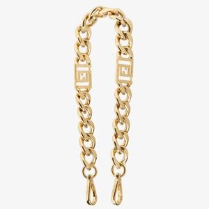 Fendace Strap You Metal Shoulder Strap Maxi Chain (Versace by Fendi)